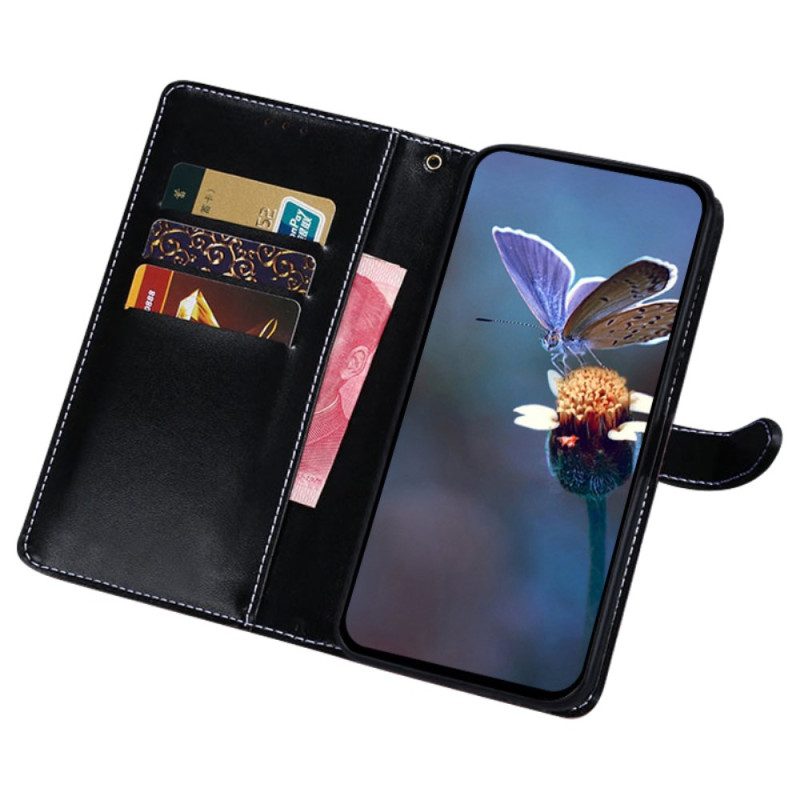 Leren Hoesje Oppo Reno 12 Pro 5g Krokodiltextuur Idewei Bescherming Hoesje