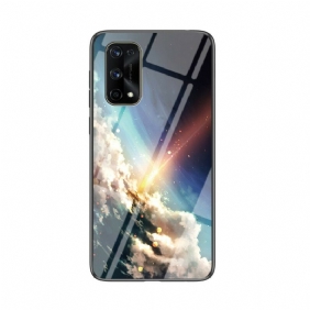 Telefoonhoesje voor Realme 7 Pro Schoonheid Gehard Glas