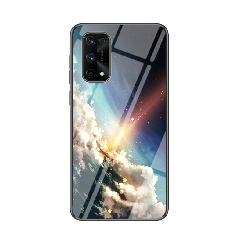 Telefoonhoesje voor Realme 7 Pro Schoonheid Gehard Glas