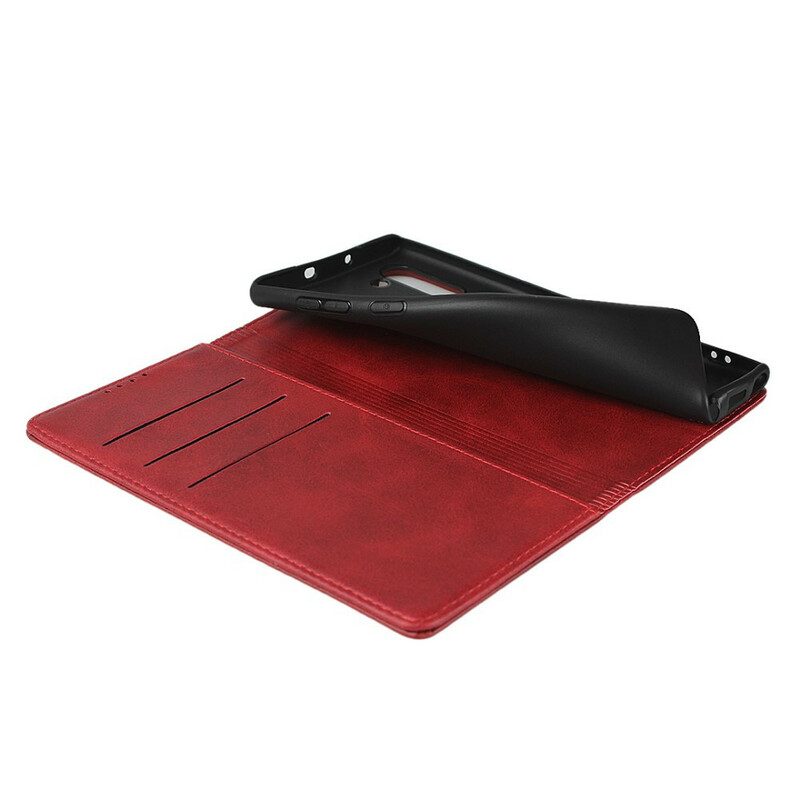 Bescherming Hoesje voor Samsung Galaxy Note 10 Folio-hoesje Pure Elegantie