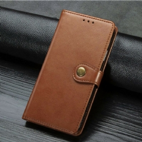 Folio-hoesje voor Samsung Galaxy Note 10 Met Ketting Strakke Strappy Van Imitatieleer