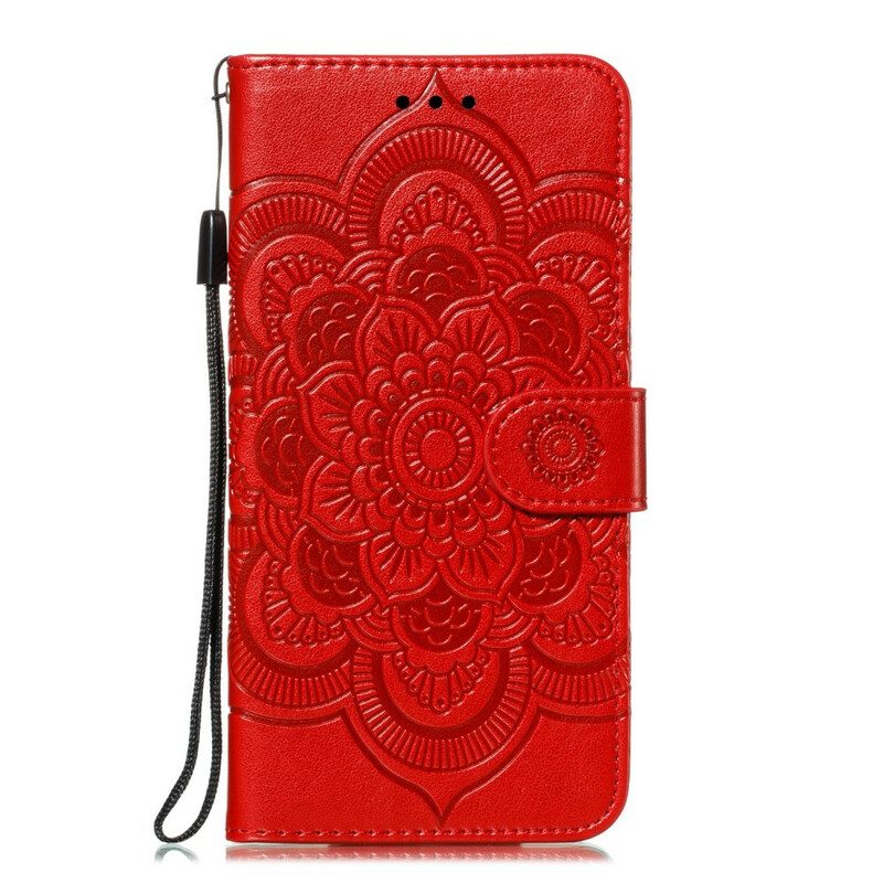 Folio-hoesje voor Samsung Galaxy Note 10 Volledige Mandala