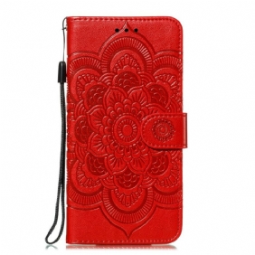 Folio-hoesje voor Samsung Galaxy Note 10 Volledige Mandala