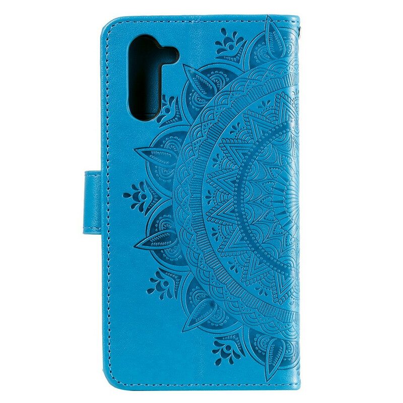 Folio-hoesje voor Samsung Galaxy Note 10 Zon Mandala