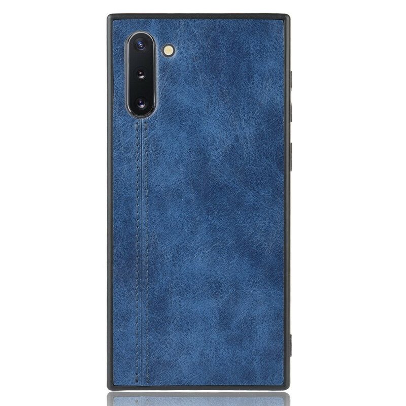 Hoesje voor Samsung Galaxy Note 10 Couture-leereffect