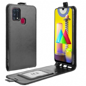 Folio-hoesje voor Samsung Galaxy M31 Flip Case Opvouwbaar Leereffect