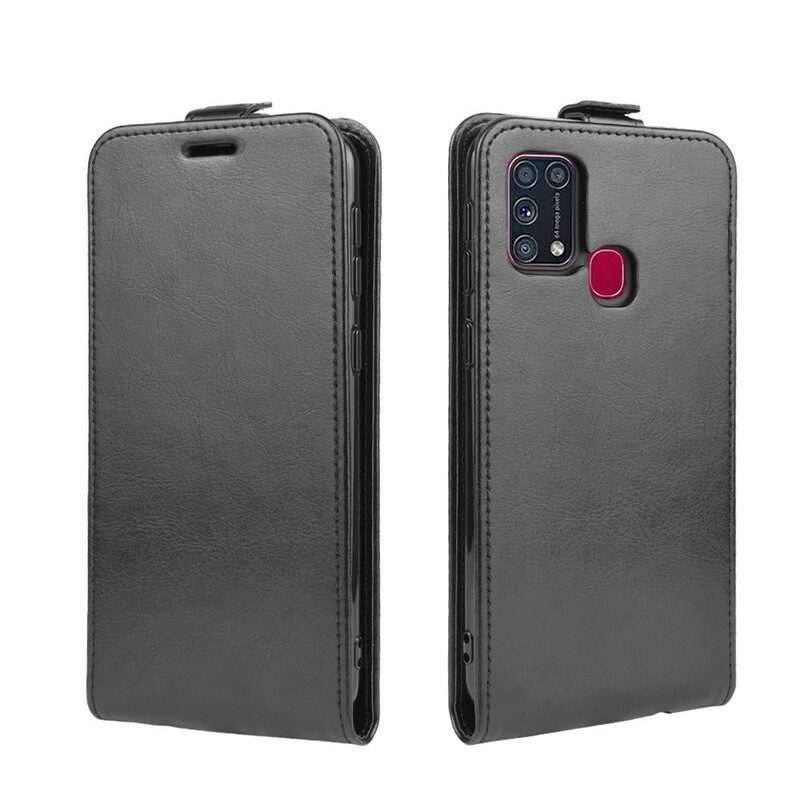 Folio-hoesje voor Samsung Galaxy M31 Flip Case Opvouwbaar Leereffect