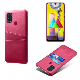 Hoesje voor Samsung Galaxy M31 Kaarthouder