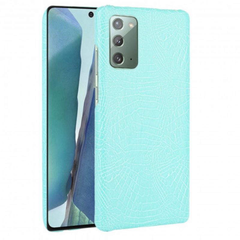 Telefoonhoesje voor Samsung Galaxy M31 Krokodillenhuid-effect