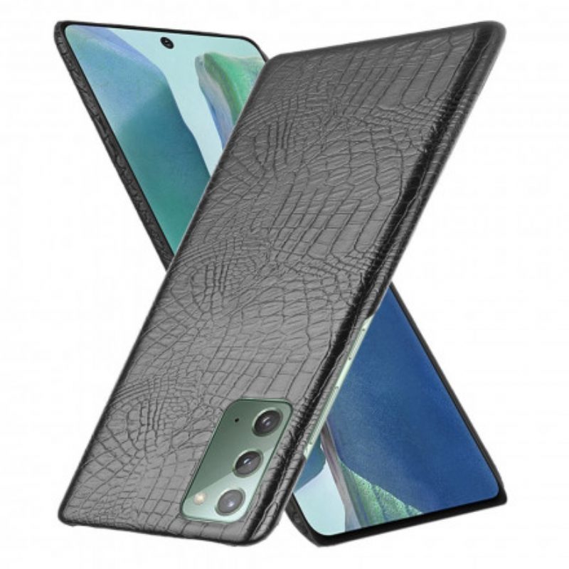 Telefoonhoesje voor Samsung Galaxy M31 Krokodillenhuid-effect