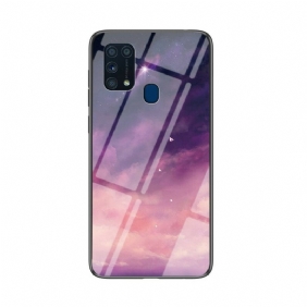 Telefoonhoesje voor Samsung Galaxy M31 Schoonheid Gehard Glas