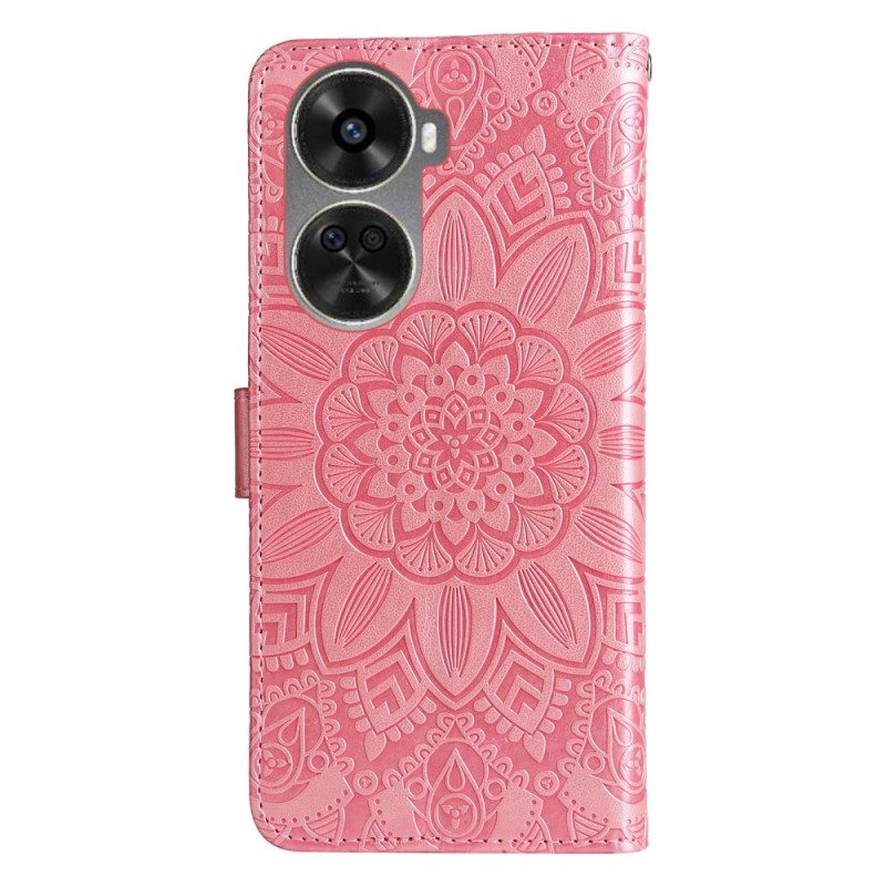 Folio-hoesje Huawei Nova 12 Se Mandala Met Bandje