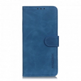 Folio-hoesje voor Motorola Edge 20 Khazneh Vintage Leereffect