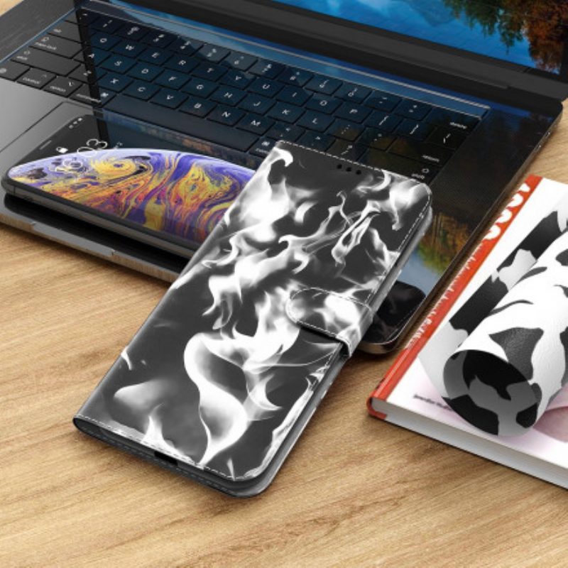 Leren Hoesje voor Motorola Edge 20 Abstract Patroon