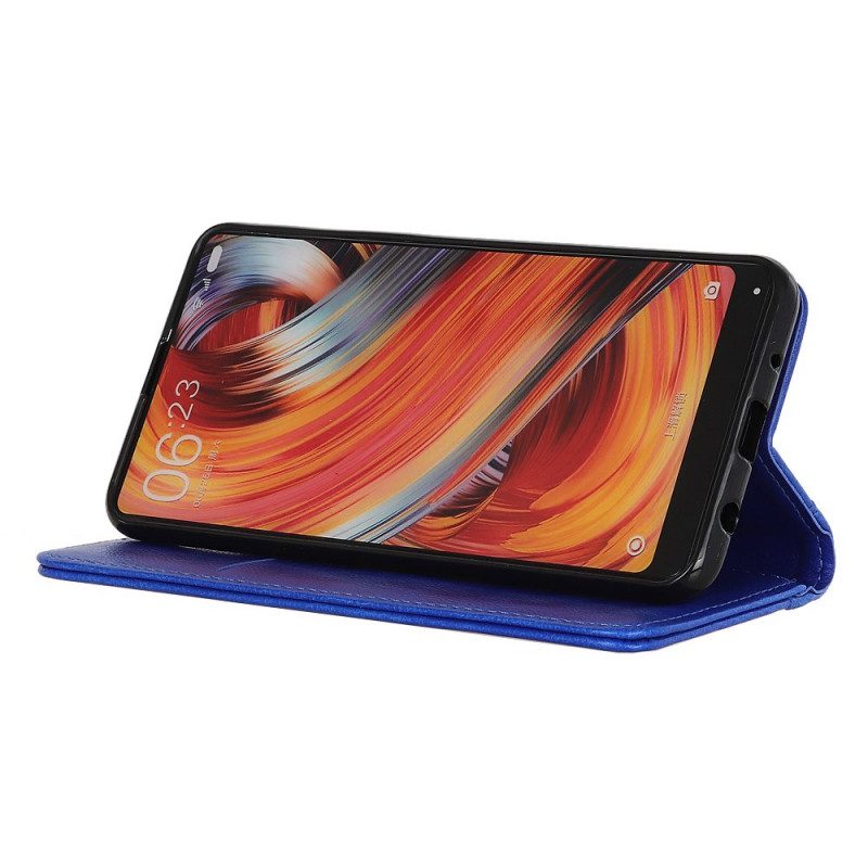 Bescherming Hoesje voor Huawei Nova 8i Folio-hoesje Elegantie Split Litchi Leer