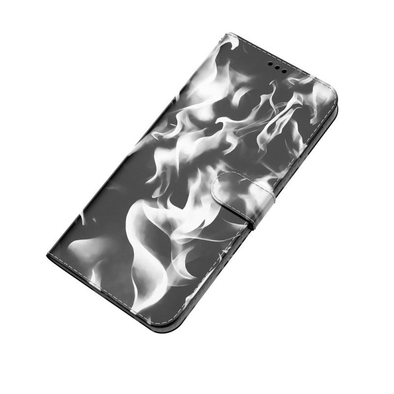 Folio-hoesje voor Huawei Nova 8i Abstract Patroon