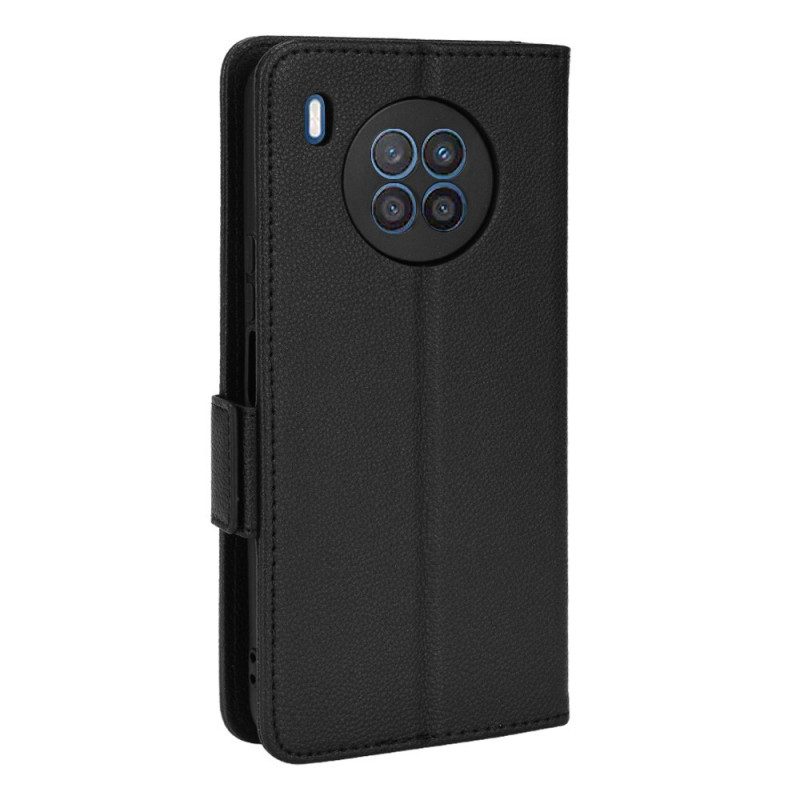 Folio-hoesje voor Huawei Nova 8i Flip Case Flap Double Litchi Nieuwe Kleuren