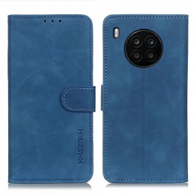 Leren Hoesje voor Huawei Nova 8i Khazneh Vintage Leereffect