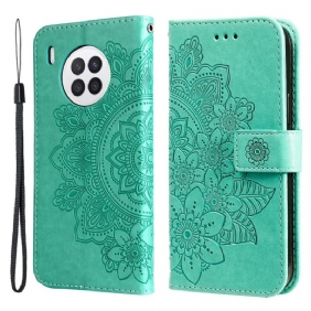 Leren Hoesje voor Huawei Nova 8i Mandala