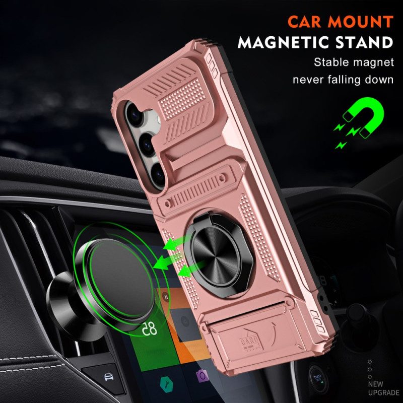 Case Hoesje Samsung Galaxy A15 5g Telefoonhoesje Compatibel Met Magnetische Ondersteuning