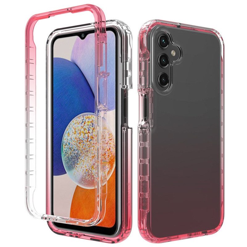 Case Hoesje Samsung Galaxy A15 5g Telefoonhoesje Transparant Verloop