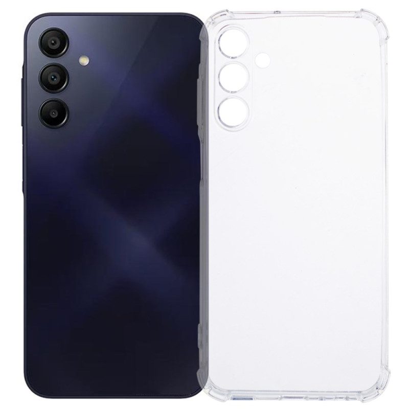 Case Hoesje Samsung Galaxy A15 5g Telefoonhoesje Transparante Versterkte Hoeken