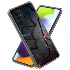 Case Hoesje Samsung Galaxy A15 5g Telefoonhoesje Zwarte Driehoeken