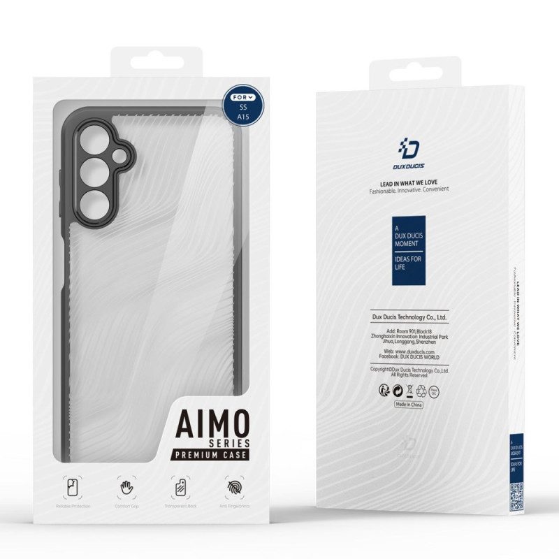 Cover Hoesje Samsung Galaxy A15 5g Telefoonhoesje Aimo-serie Dux Ducis