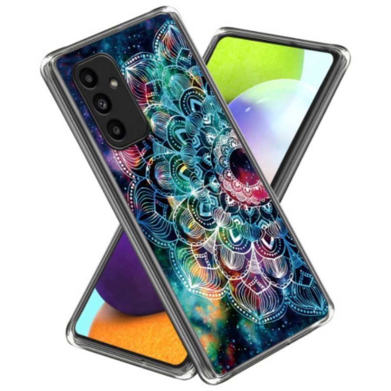 Cover Hoesje Samsung Galaxy A15 5g Telefoonhoesje Sterrenhemel En Mandala