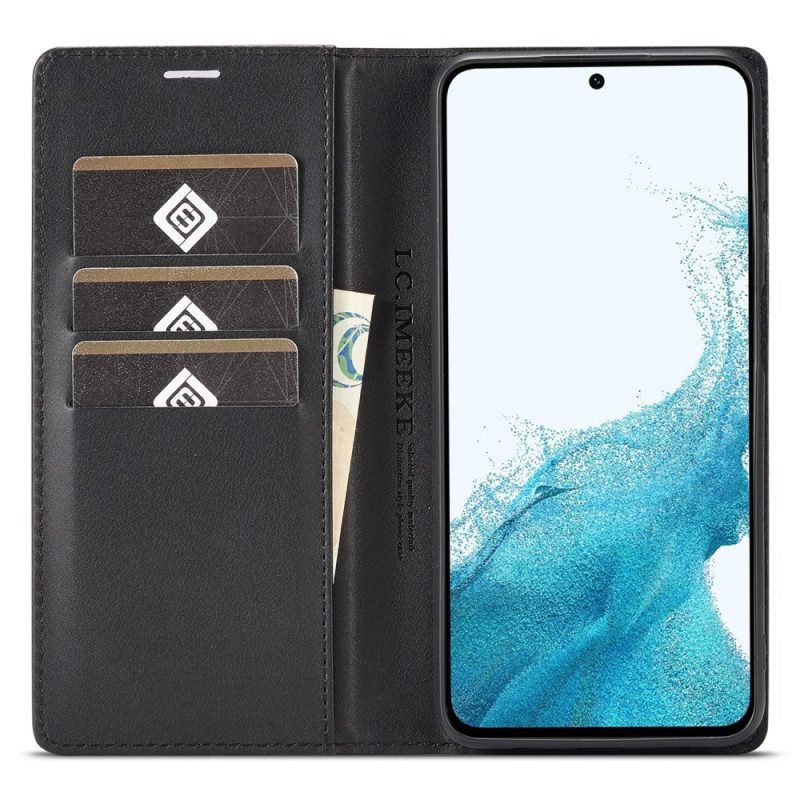 Folio-hoesje Samsung Galaxy A15 5g Telefoonhoesje Koolstofvezel Lc.imeeke