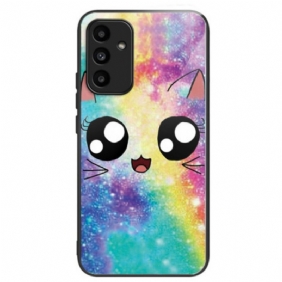 Hoesje Samsung Galaxy A15 5g Galaxy Cat Gehard Glas