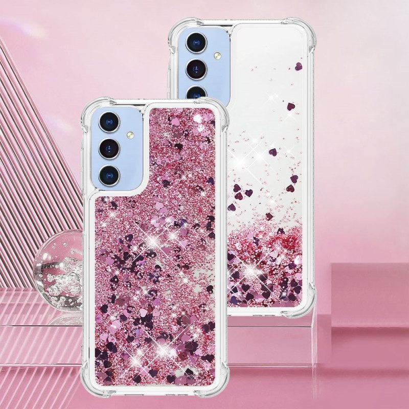 Hoesje Samsung Galaxy A15 5g Glitterontwerp