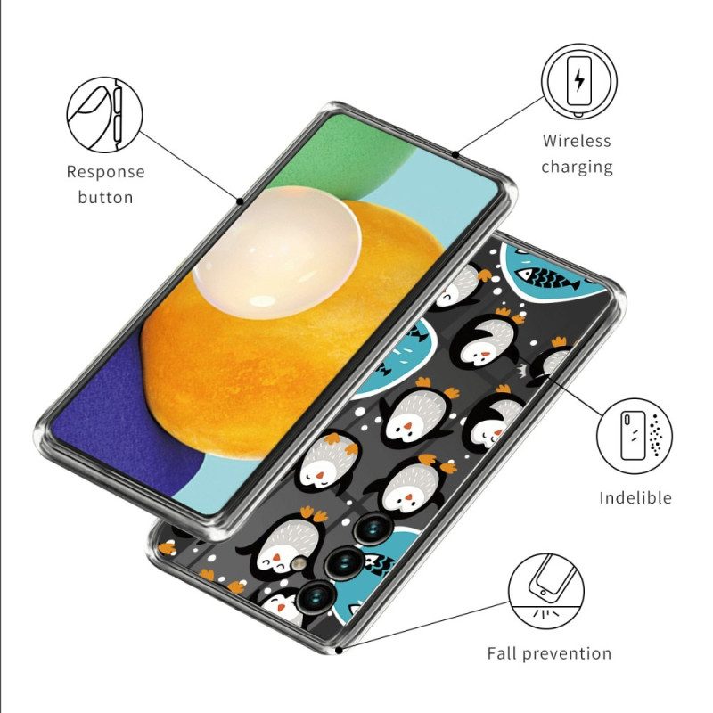 Hoesje Samsung Galaxy A15 5g Pinguïns