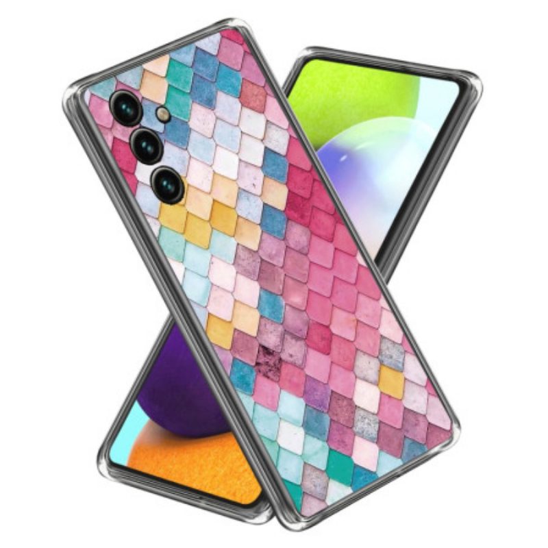 Hoesje Samsung Galaxy A15 5g Regenboog