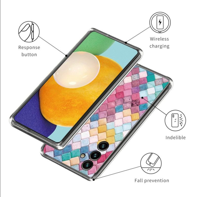 Hoesje Samsung Galaxy A15 5g Regenboog