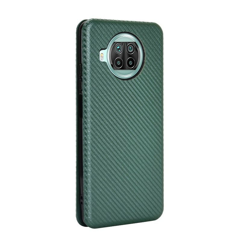 Bescherming Hoesje voor Xiaomi Redmi Note 9 Pro 5G Folio-hoesje Koolstofvezel