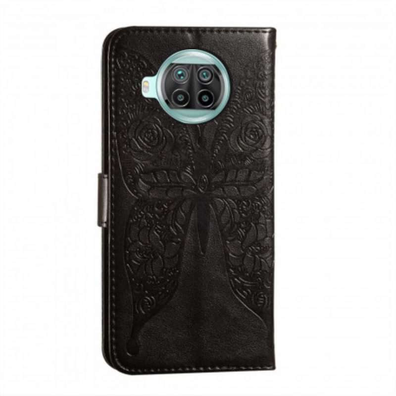 Flip Case voor Xiaomi Redmi Note 9 Pro 5G Vlinder Ontwerp