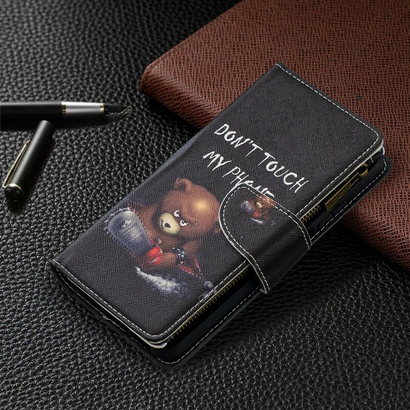 Folio-hoesje voor Xiaomi Redmi Note 9 Pro 5G Beer Met Ritssluiting