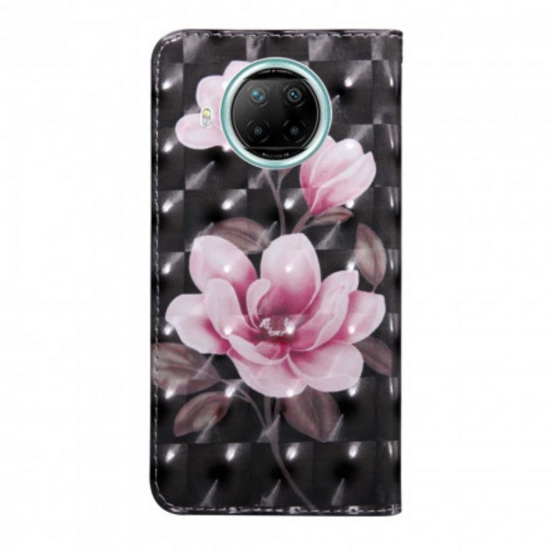 Folio-hoesje voor Xiaomi Redmi Note 9 Pro 5G Bloesem Bloemen