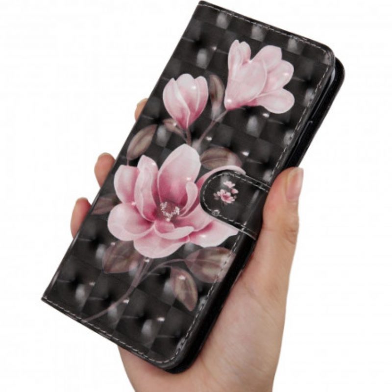 Folio-hoesje voor Xiaomi Redmi Note 9 Pro 5G Bloesem Bloemen