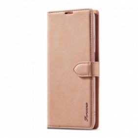 Folio-hoesje voor Xiaomi Redmi Note 9 Pro 5G Forwenw Ledereffect