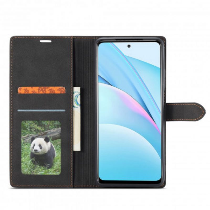 Folio-hoesje voor Xiaomi Redmi Note 9 Pro 5G Forwenw Ledereffect