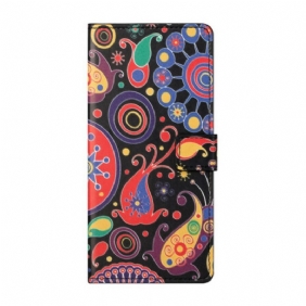 Folio-hoesje voor Xiaomi Redmi Note 9 Pro 5G Galaxy-ontwerp