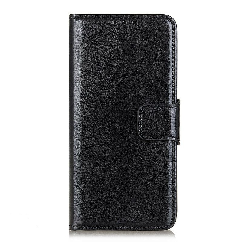 Folio-hoesje voor Xiaomi Redmi Note 9 Pro 5G Glanzend Leereffect