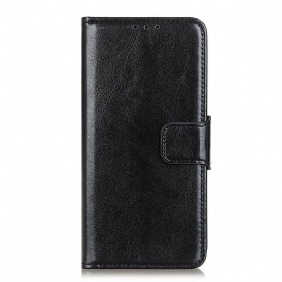 Folio-hoesje voor Xiaomi Redmi Note 9 Pro 5G Glanzend Leereffect