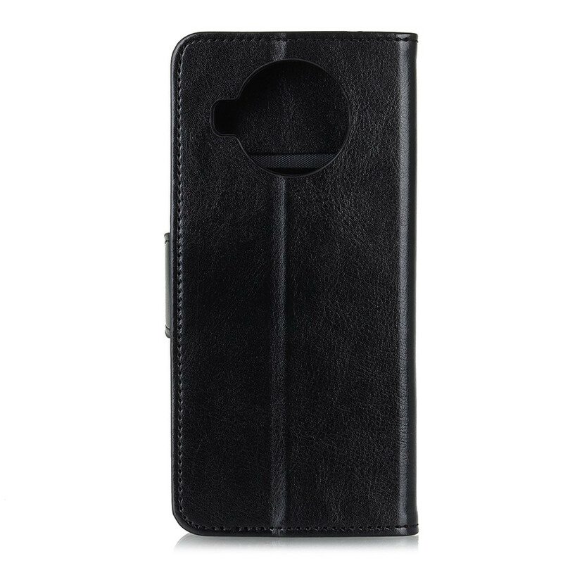 Folio-hoesje voor Xiaomi Redmi Note 9 Pro 5G Glanzend Leereffect