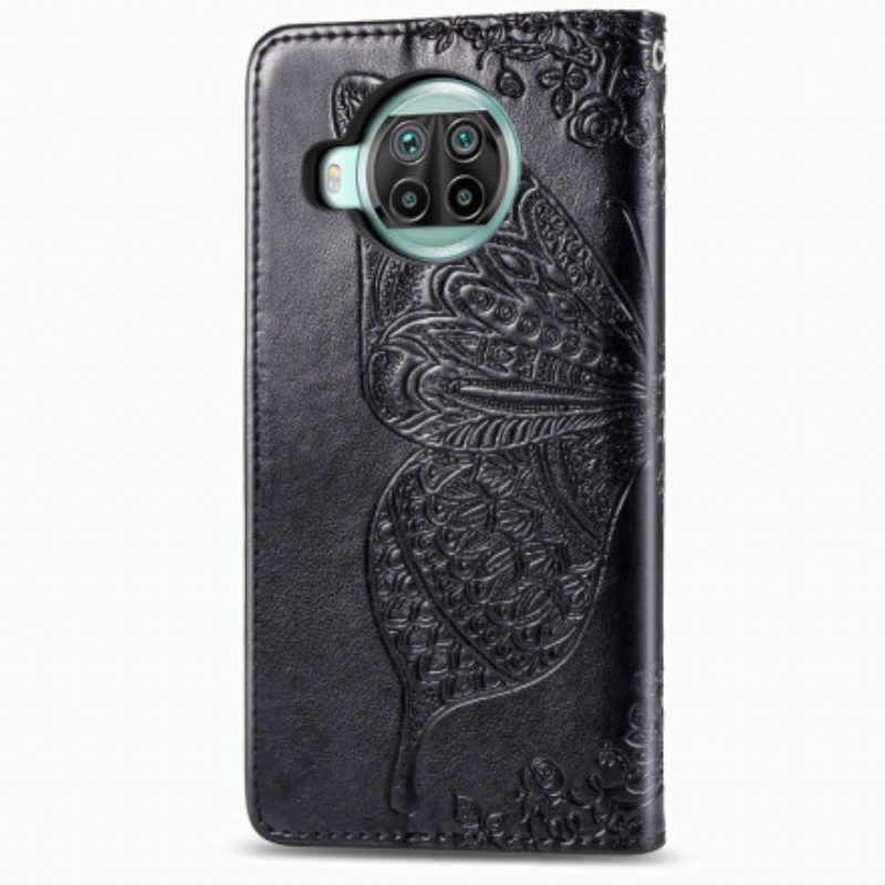 Folio-hoesje voor Xiaomi Redmi Note 9 Pro 5G Halve Vlinders