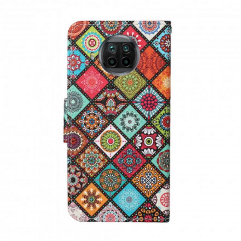 Folio-hoesje voor Xiaomi Redmi Note 9 Pro 5G Mandala-quilt