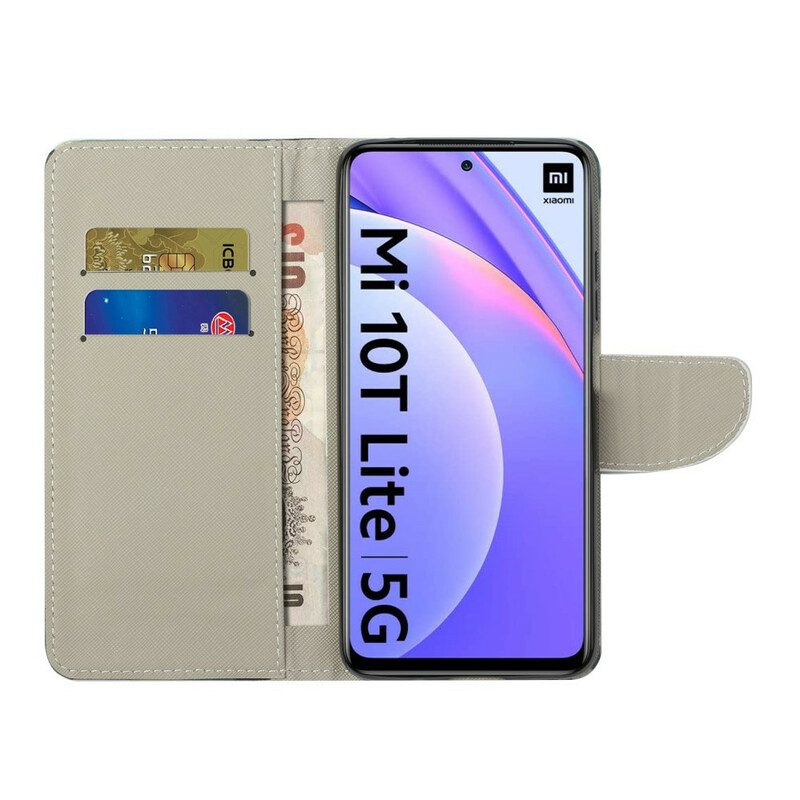 Folio-hoesje voor Xiaomi Redmi Note 9 Pro 5G Neonvlinders