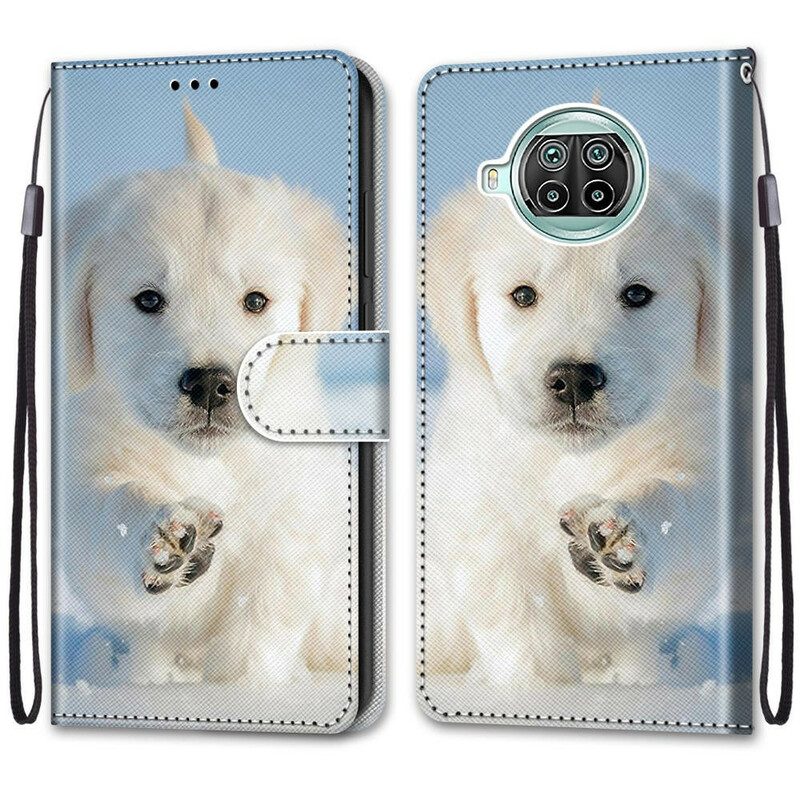 Folio-hoesje voor Xiaomi Redmi Note 9 Pro 5G Pup